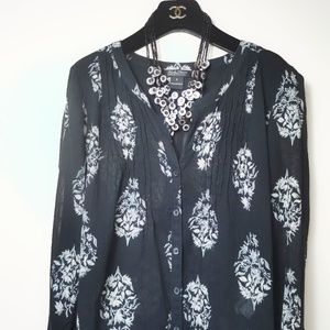 Lucky Brand Floral Blouse